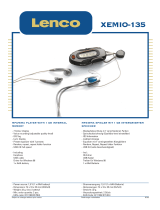 Lenco XEMIO135 Datenblatt