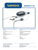 Lenco XEMIO112 Datenblatt