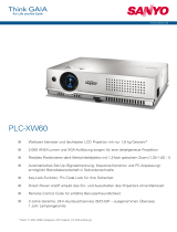 Sanyo PLC-XW60 Datenblatt