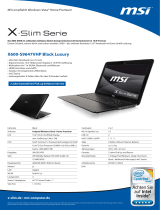 MSI X600-S9647VHP Datenblatt