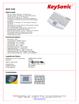 KeySonic ACK-540 (DE) Datenblatt