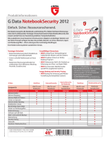 G DATA NotebookSecurity 2012, FR Datenblatt