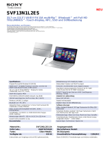 Sony SVF13N1L2ES.BE1 Datenblatt