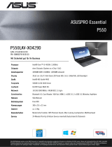 Asus 90NB02F8-M10160 Datenblatt