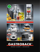 Gastroback 41007 Datenblatt