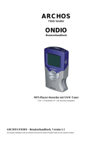 Archos Ondio Benutzerhandbuch