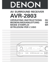 Denon AVR-2803 Bedienungsanleitung