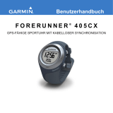 Garmin Forerunner 405CX - Running GPS Receiver Bedienungsanleitung