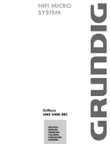 Grundig Cirflexx HIFI Micro System UMS 5400 DEC Benutzerhandbuch