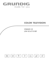 Grundig Color television LXW 82-6710 REF Benutzerhandbuch