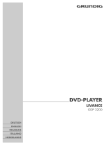 Grundig DVD-PLAYER LIVANCE GDP 3200 Benutzerhandbuch