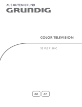 Grundig Color Television 32 VLE 7150 C Benutzerhandbuch