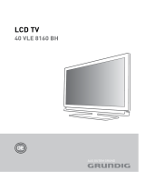 Grundig LCD TV 40 VLE 8160 BH Benutzerhandbuch