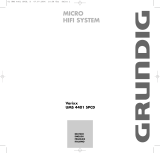Grundig MICRO HIFI SYSTEM UMS 4401 SPCD Benutzerhandbuch