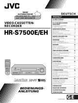 JVC HR-S7500E Benutzerhandbuch