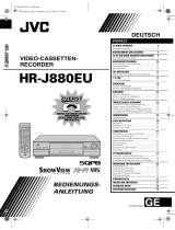 JVC SHOWVIEW HR-J880EU Benutzerhandbuch