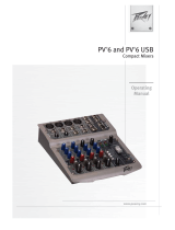 Peavey PV6 AND PV6 USB Benutzerhandbuch