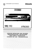 Philips VHS VR6393 Benutzerhandbuch