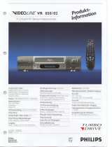 Philips VR850/02 Benutzerhandbuch