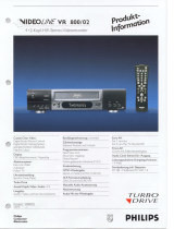 Philips VR802 Benutzerhandbuch