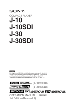 Sony J-30SDI Benutzerhandbuch