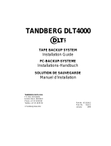 Tandberg Data Tape Backup System DLT4000 Benutzerhandbuch