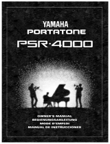 Yamaha PSR-4000 Benutzerhandbuch