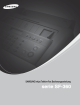 Samsung SF-360 Benutzerhandbuch