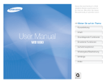 Samsung SAMSUNG WB1000 Benutzerhandbuch