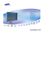 Samsung SYNCMASTER 244T Benutzerhandbuch