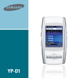 Samsung YP-D1Q Benutzerhandbuch