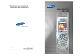Samsung SGH-E800 Benutzerhandbuch