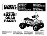 Hot Wheels Power Wheels Suzuki Quad Racer-Universal Instruction Sheet