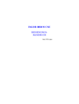 Fagor CNC 8050 M Benutzerhandbuch