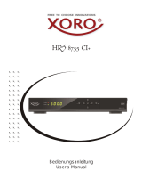 Xoro HRS 8755 CI  Benutzerhandbuch