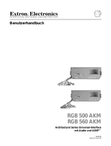Extron RGB 500 AKM Benutzerhandbuch