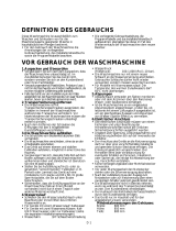 Bauknecht WA SENS XL 42 BW Bedienungsanleitung