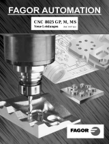 Fagor CNC 8025 M Benutzerhandbuch