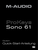 M-Audio PROKEYS SONO 61 Benutzerhandbuch