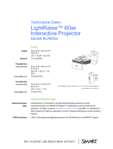 SMART Technologies LightRaise 60wi and 60wi2 Spezifikation