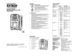 Extech Instruments DM110 Benutzerhandbuch