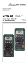 Gossen MetraWatt METRAHIT 16I Bedienungsanleitung