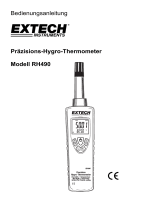 Extech Instruments RH490 Benutzerhandbuch