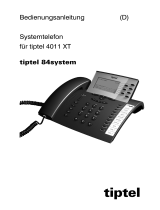 Tiptel 84 system - 4011 XT Bedienungsanleitung