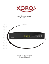 Xoro HRS 8590 LAN Bedienungsanleitung
