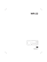 Sangean WR-22 Benutzerhandbuch