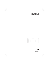 Sangean RCR-2 Benutzerhandbuch