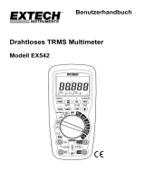 Extech Instruments EX542 Benutzerhandbuch