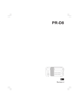 Sangean PR-D8 Benutzerhandbuch