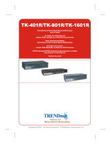 Trendnet TK-401R Benutzerhandbuch